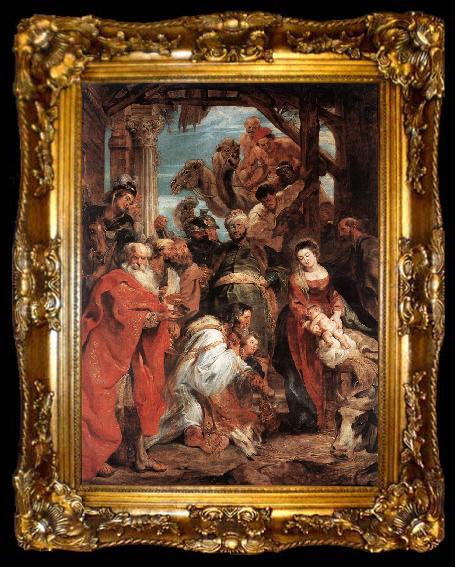 framed  RUBENS, Pieter Pauwel The Adoration of the Magi af, ta009-2